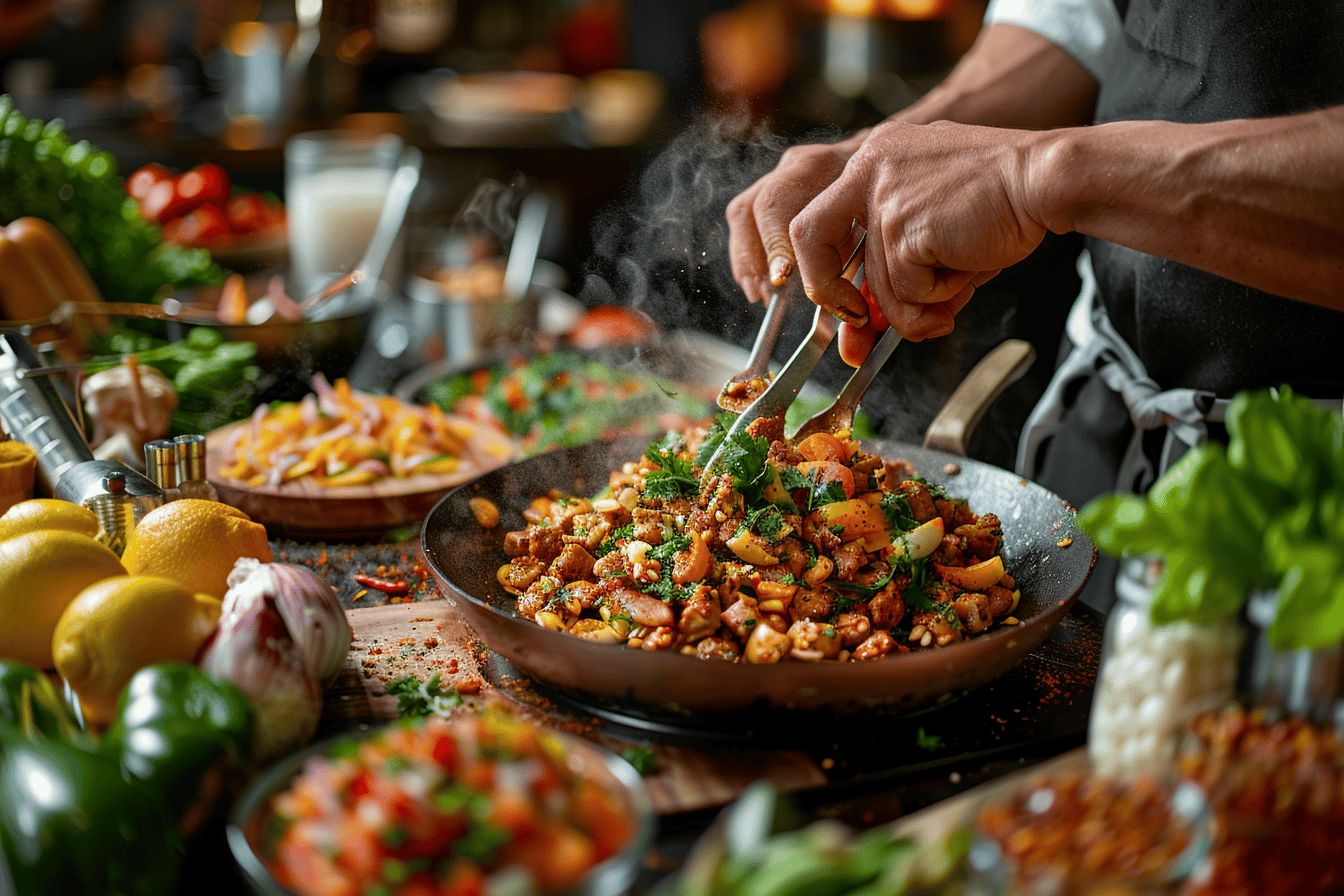 Atelier culinaire pour adultes en reconversion  
Groupe d'apprenants passionnés de gastronomie