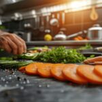 Plat gastronomique préparé lors d'une formation culinaire